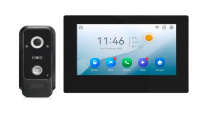Pronext Vi 800 - Portero Timbre Visor Con Smart Life Analogico Con 2 Cables - Abre Cerraduras