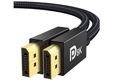Cable Display Port Macho A Display Port Macho , Largo 1.80 Mts 1.4 Hasta 250 Hz 8K