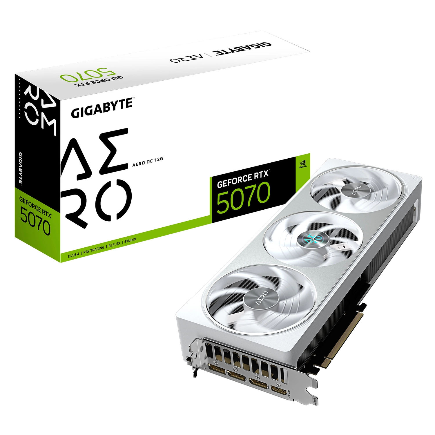 Placa De Video Gigabyte Geforce Rtx 5070 Aero Oc 12G