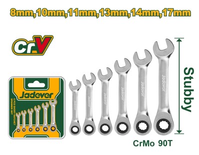 Jadever Set Llaves X6 Crv Combinada Cricket 8-17 Jdsp6406