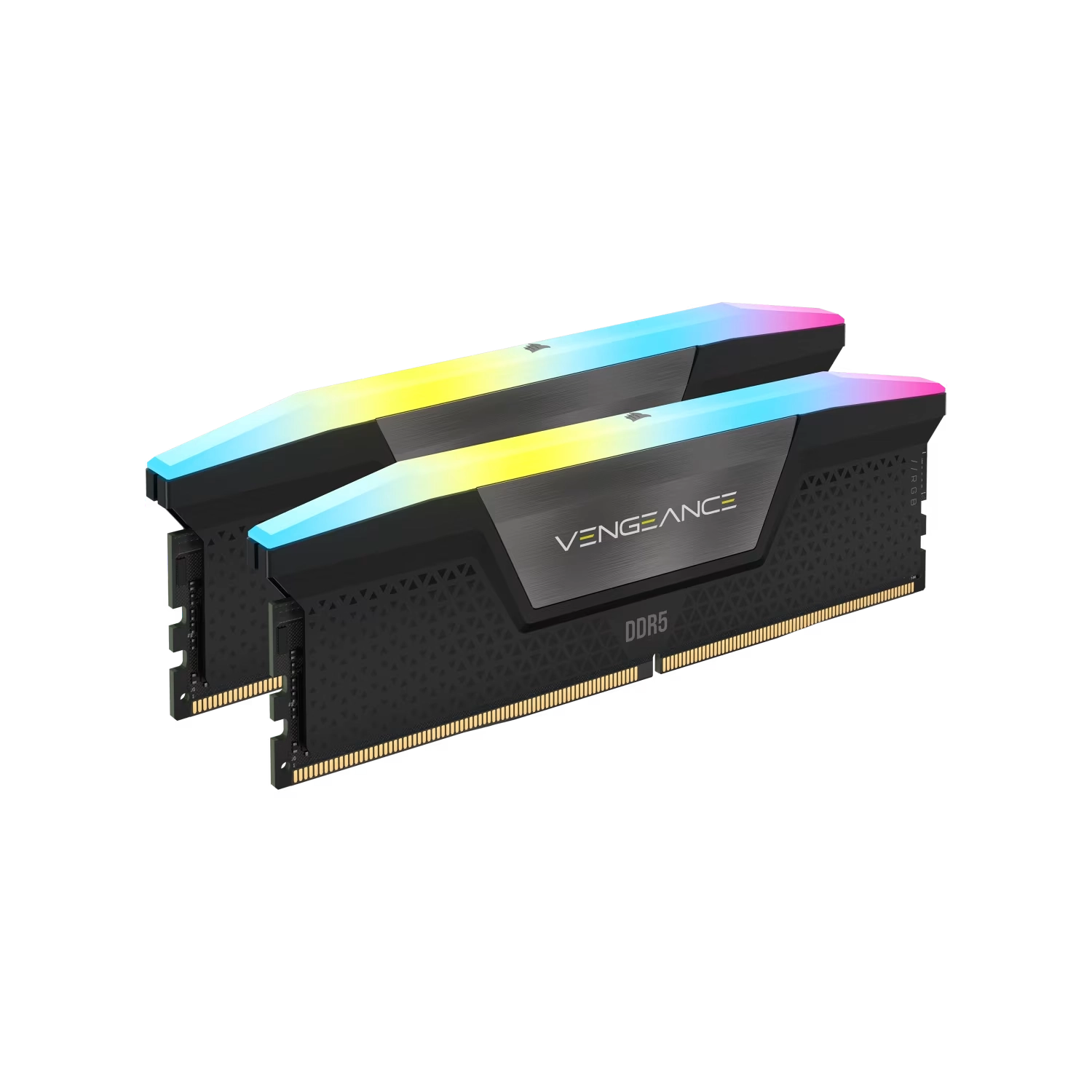 Memoria Ram Udimm Corsair Vengeance 32Gb Ddr5 6000Mhz Cl38 1.35V (2 X 16Gb) Grey Rgb