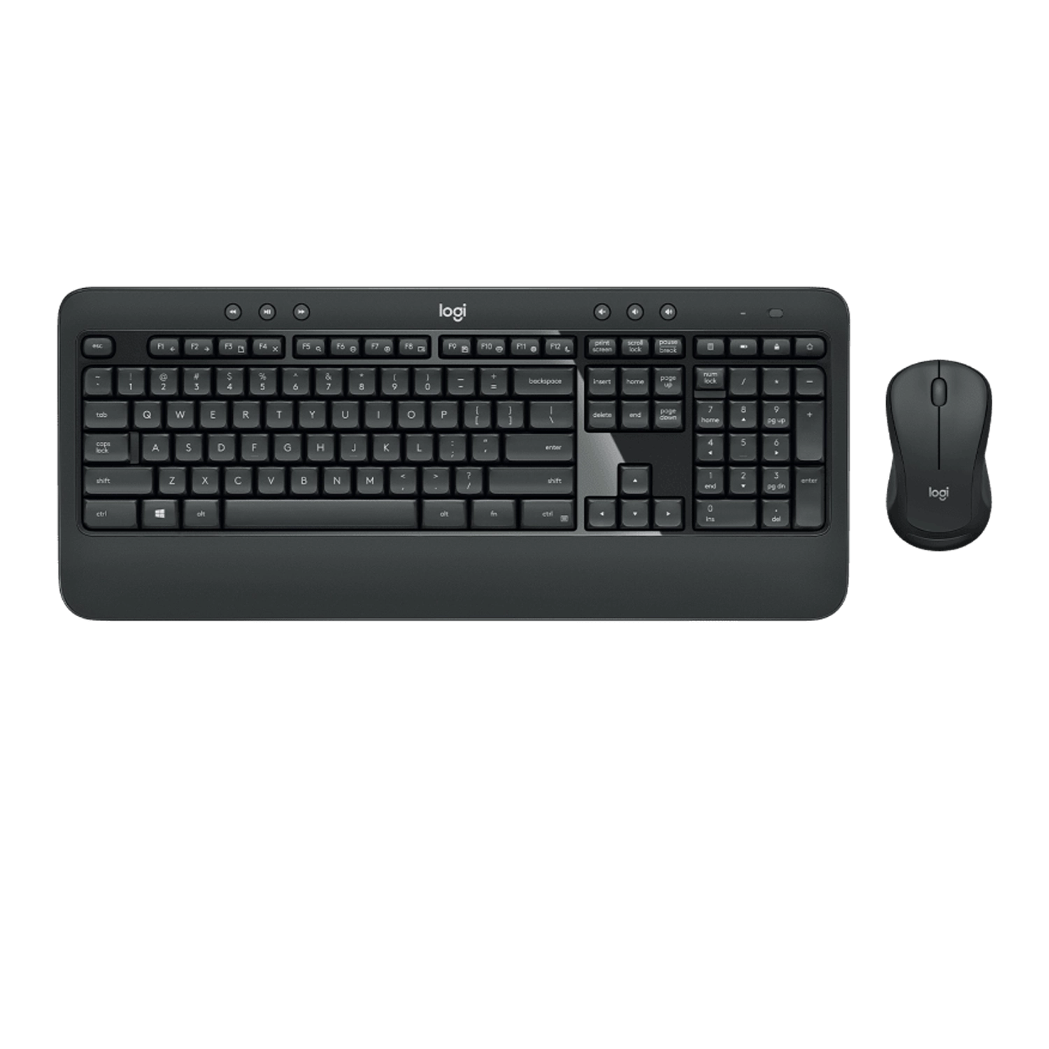 Combo Teclado Y Mouse Inalámbrico Logitech Mk540 Negro
