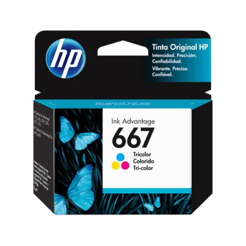 HP F6V28Al 664 Tricolor