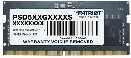 Memoria Patriot Sodimm Ddr5 8Gb 5600Mhz (Psd58G560041S)