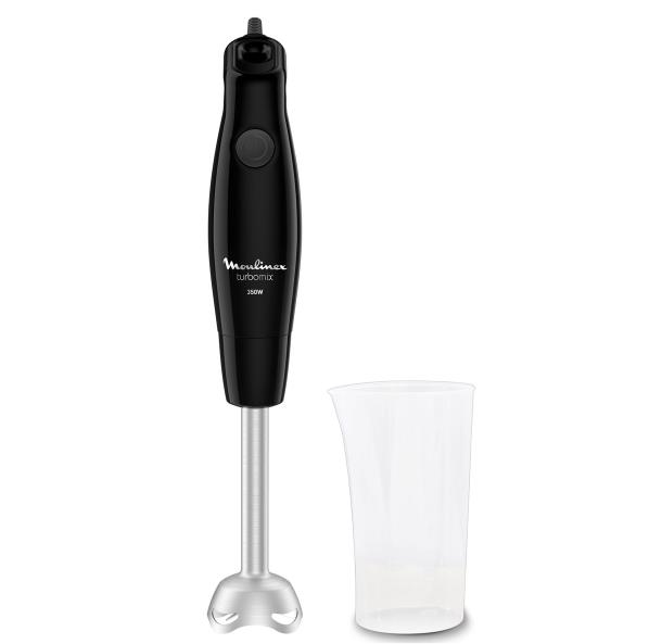 Licuadora De Mano Moulinex Dd1218Ar Turbomix - 350W Pie A Inox Vaso Medidor
