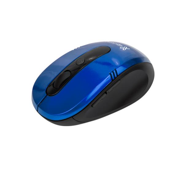 Mouse Klipxtreme Wireless Kmw-Bl 6 Botones Nano Dongle Blue Vector Kmw-340Bl