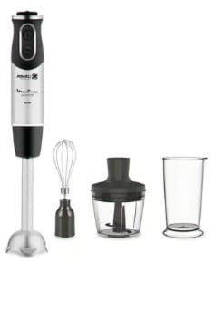 Licuadora De Mano Moulinex Hbl Quickchef - 1000W 3 En 1  Negro (Dd6738A0)