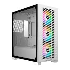 Gabinete Gamer Coler Master Elite 301 Mini Tower Case Blanco (E301-Wgnn-S00)