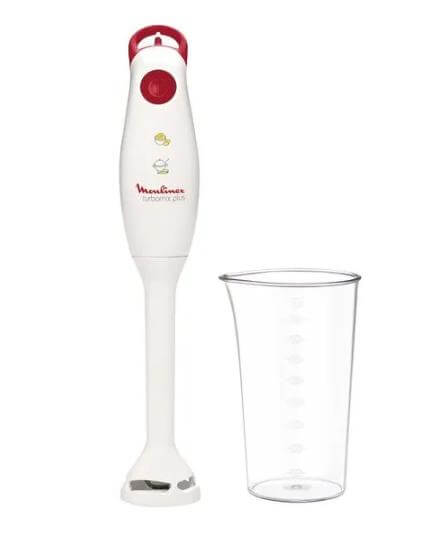 Licuadora De Mano Moulinex Turbomix Plus Plastic Foot Black 600W (Dd1212A0)