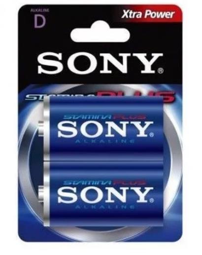 Blister De Pilas Sony Stamina Plus Lr20-D Alcalina X2 Unidades