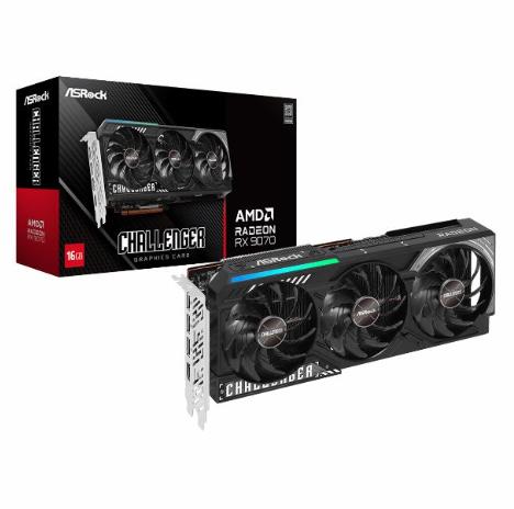 Gpu Asrock Radeon Rx9070Xt Challenger 16Gb (Vg-9070Xt Cl16G)
