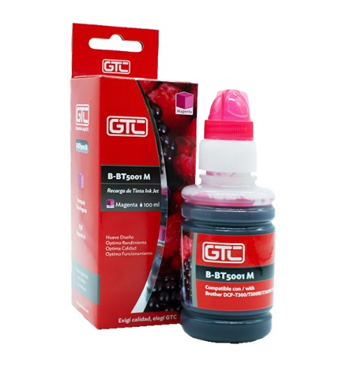 Gtc Tinta Brother Bt5001 Sistema Continuo Magenta 100Ml