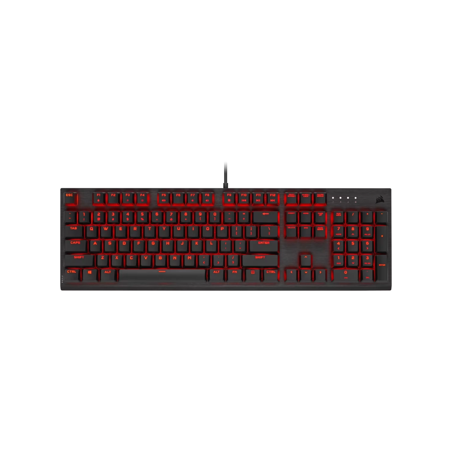 Teclado Gamer Corsair K60 Pro Negro Cherry Mv Led Red Cableado