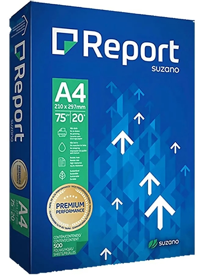 Report Resma Papel A4 (210Mm X 297Mm) 75 Grs 500 Hojas