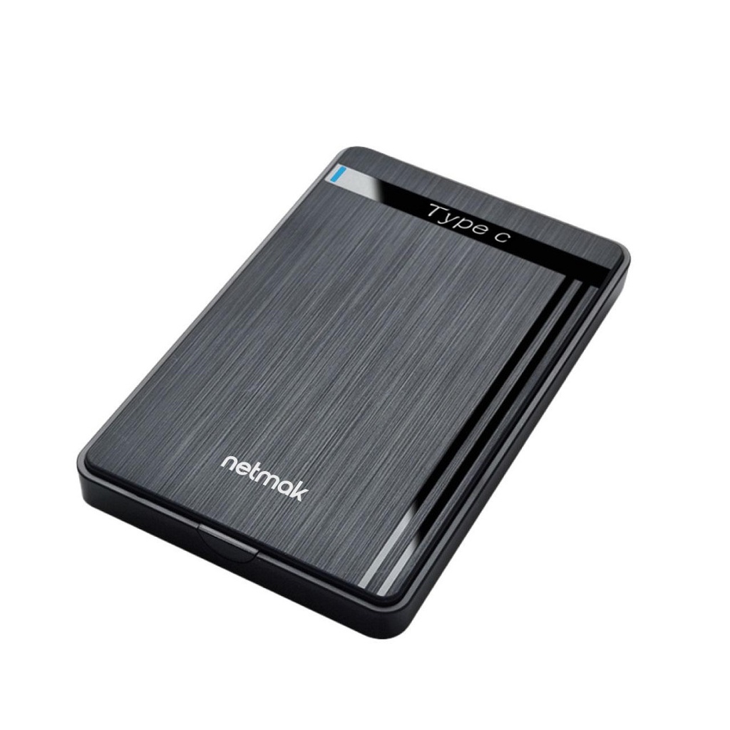 Netmak Nm-Case-c carry disk externo sata 2.5" usb-c 3.1