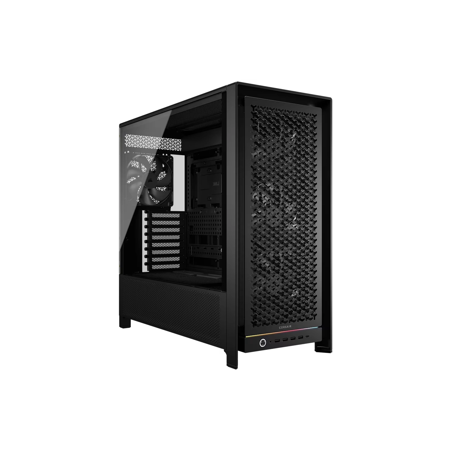 Gabinete Corsair Frame 5000D Rs Mid Tower Aire Elevado Negro