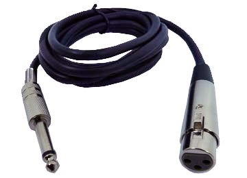 Cable De Audio - Plug 6.5 M A Canon H 1.8Mts Para Microfono