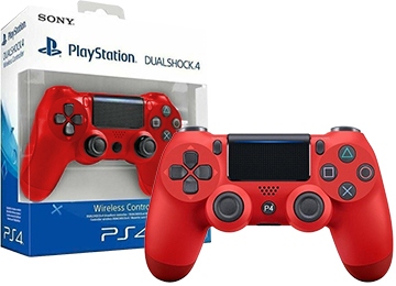 Joystick Sony Ps4 Playstation 4 Bluetooth Incluye Cable Micro Usb Rojo Réplica