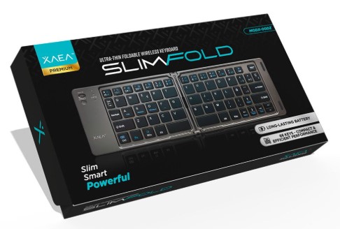 Xaea Teclado Plegable Portatil Bluetooth Ultra Fino Ideal Para Celulares , Tablet , Notebooks , Pc En Español