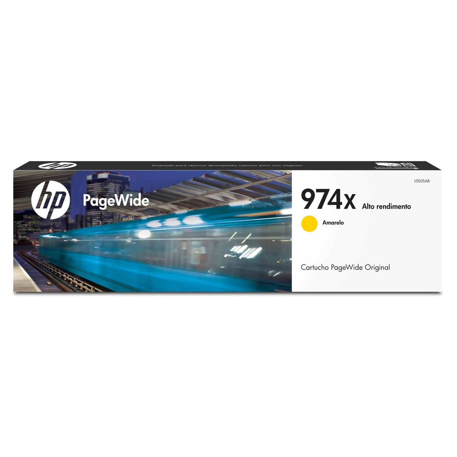 Cartucho De Tinta Hp 974Xl Amarillo Alto Rendimiento