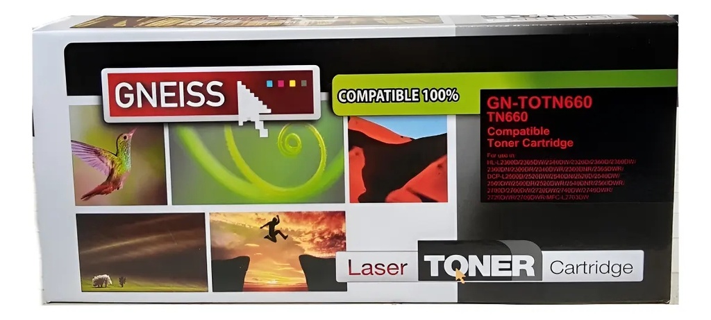 Gneiss Toner Alternativo Tn660 Tn2370 660 L2720 L2740 2320