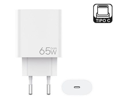 Jng Cargador 220V 5V 9V 12V 15V 20V Usb Tipo C H 65W Pd65W Reales Carga Rapida Patas Redondas No Incluye Cable