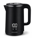 Novohome NH-EKV100 Pava electrica digital touch Negra 1500w 2lt indicador de temperatura