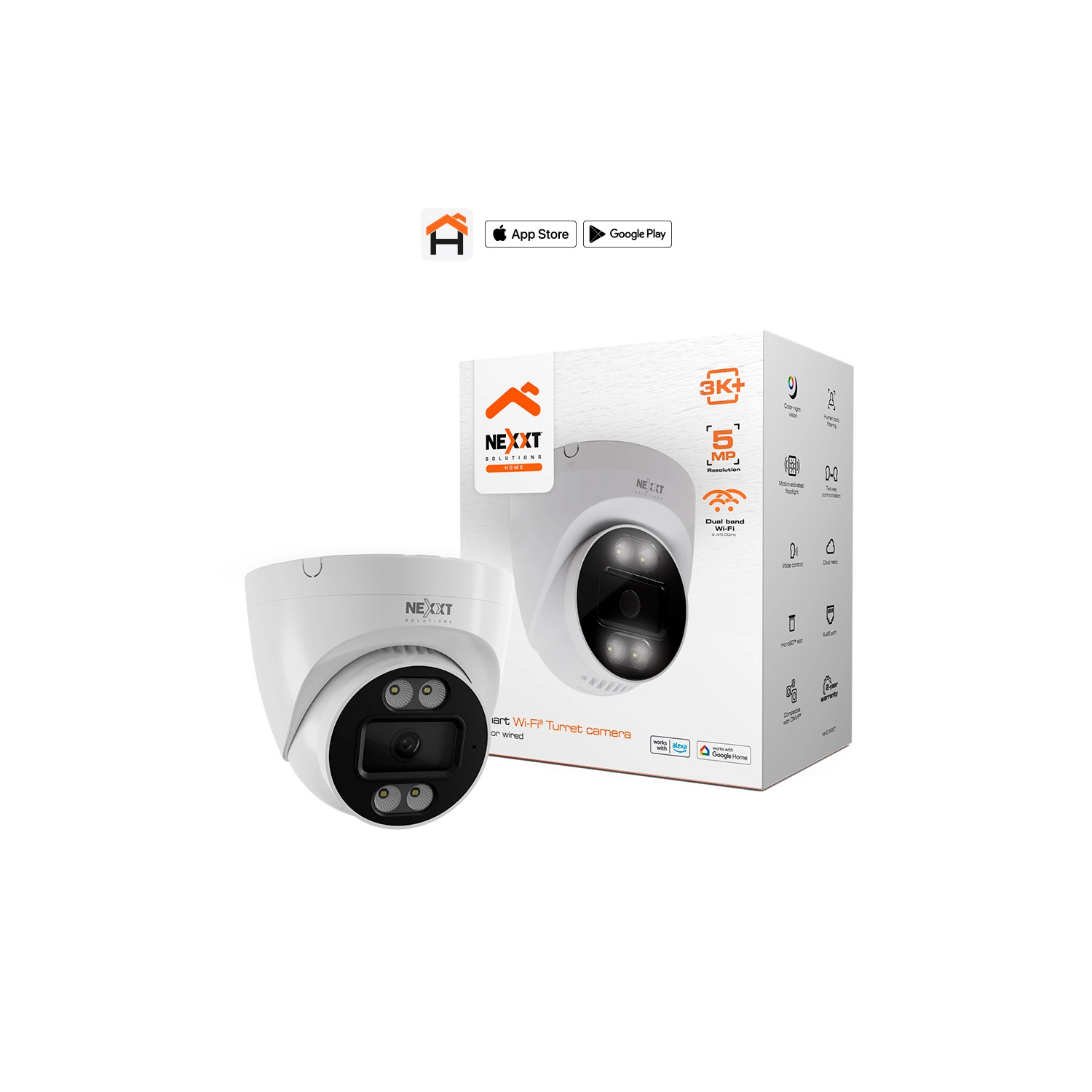 Camara Nexxt  Inteligente Turret Wifi