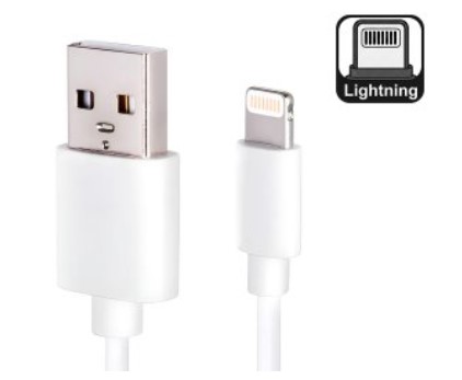 Cable Usb Lightning 8 Pines 1Mt
