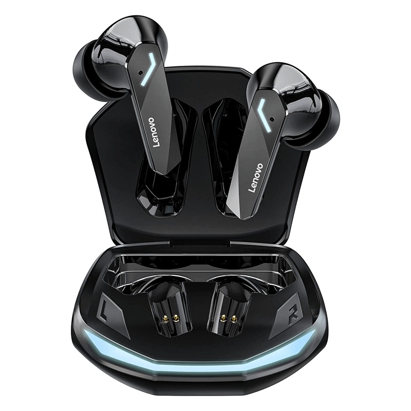 Auricular In Ear Lenovo Gm2 Pro Bluetooth Bateria Auricular 40Mah Bateria Base 350Mah Negro Gaming