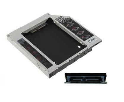 Caddy Secundario Lectora Sata Slim A Disco Sata 2.5 Apple Macbook Altura 9.5Mm Alternativo