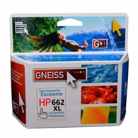 Cartucho Gneiss Hp 662 C Xl Color