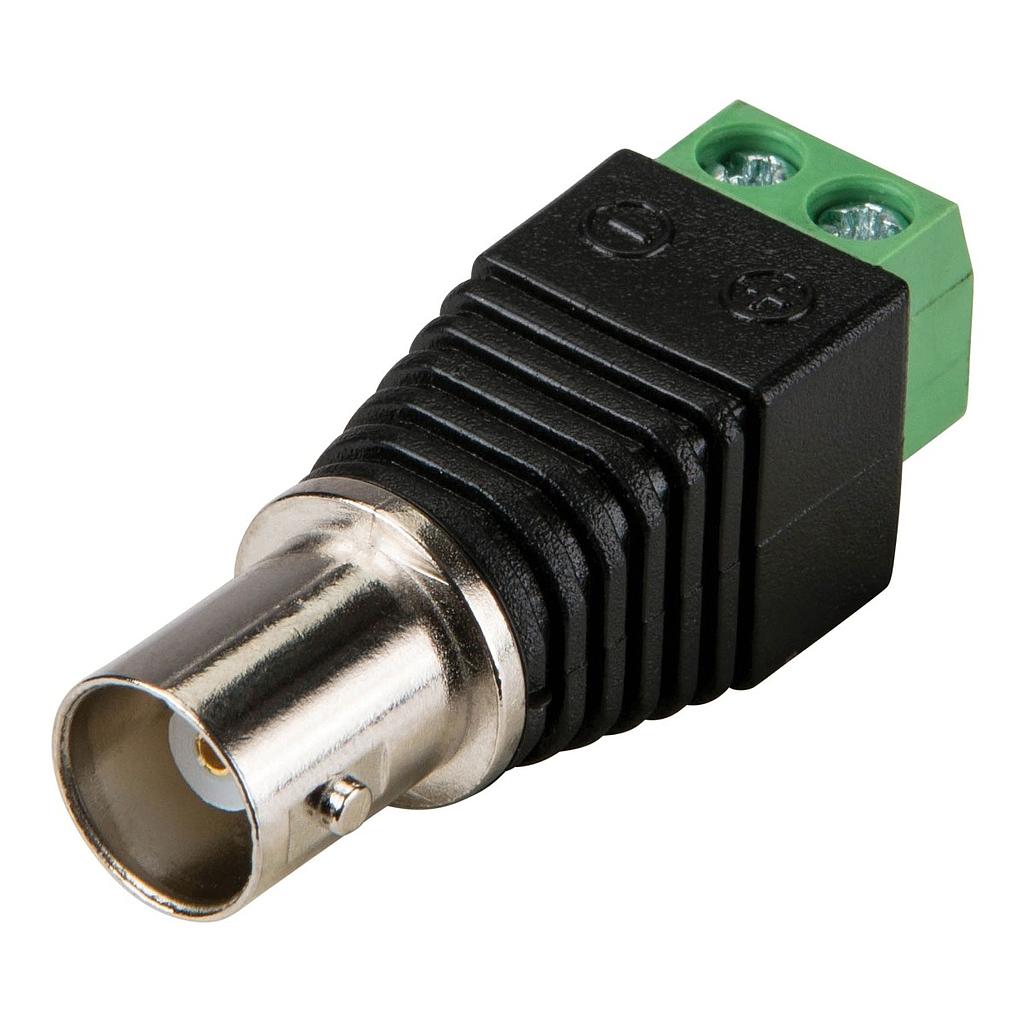 Conector Bnc Hembra Con Bornera Cctv Tipo Balun