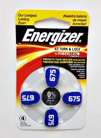 Energizer Pila De Audiologia Az675-Dpa4 Blister P675 X 4U