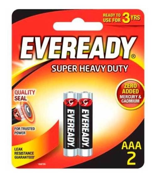 Eveready Pila Aaa Blister X 2 Unidades Carbon