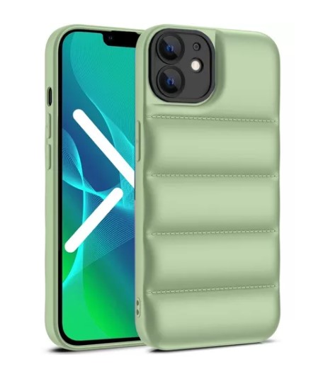 Funda Rc Puffer Soft Touch Green Iphone 14