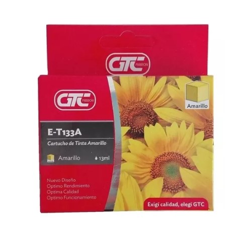 Gtc Cartucho Alternativo Epson T133 Tx125 Yellow Amarillo