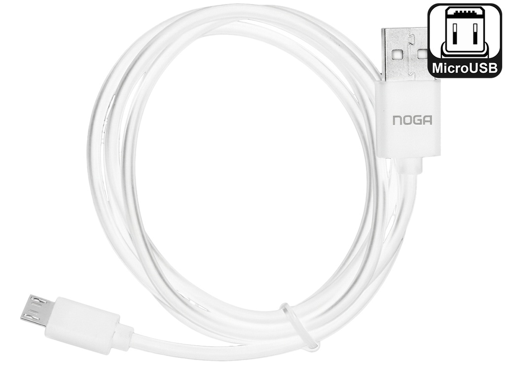 Cable Micro Usb 2.0 1.8M Blanco
