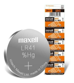 Maxell Pila Alcalina Lr41 Blister X 2U