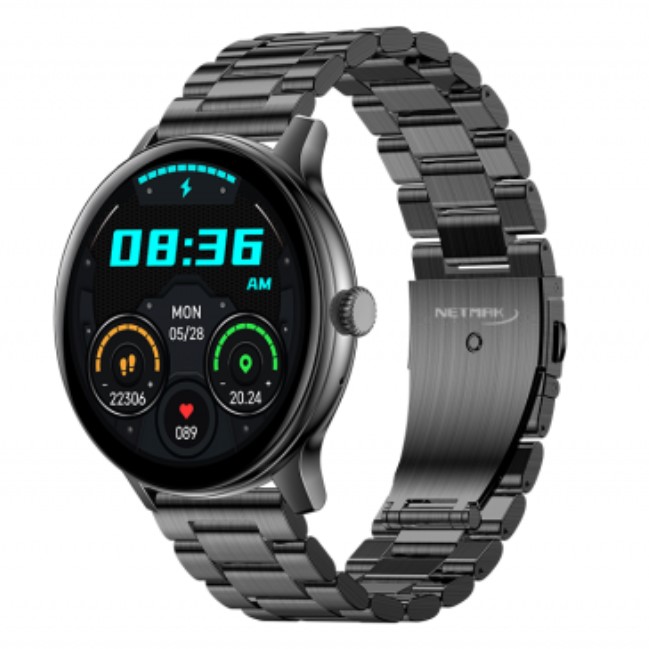 Netmak Nm-Elite Smartwatch Bluetooth 5.0 Metalico