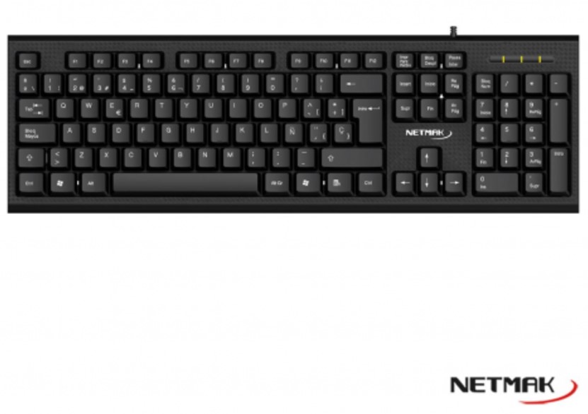 Netmak Nm-Kb592U Teclado Cable Usb Esp.