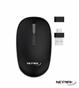 Netmak Nm-M660 Mouse Inalambrico Portable Con Receptor Dual Usb / Usb-C