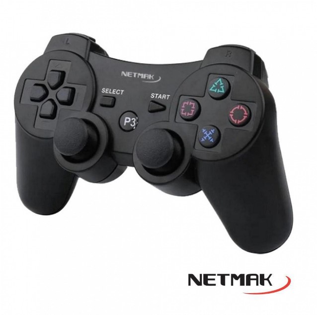 Netmak Nm-P310 - Gamepad Joystick Ps3 Bluetooth Black