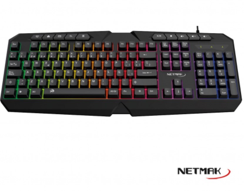 Netmak Nm-X402 Teclado Gamer Retroiluminado Usb