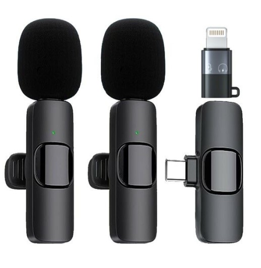 K9 Microfono Clip Inalambrico Doble Adap Tc + Ip – Mods-891 – Stock