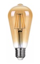 Novoled Bfl8G St64 Filamento Golden E27 8W 3000K