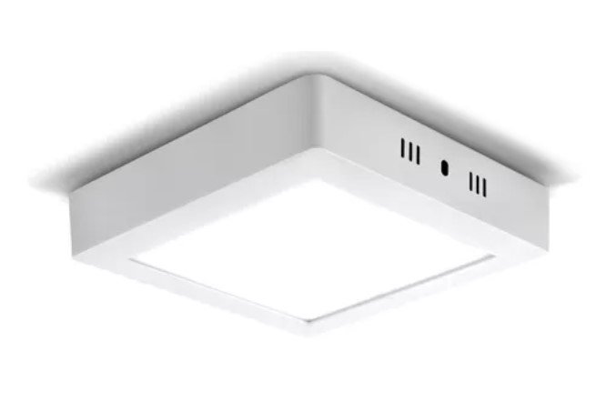 Novoled Nov-Pac12F Panel Plafon Led De Aplicar Cuadrado 12W 6500K Blanco Frio
