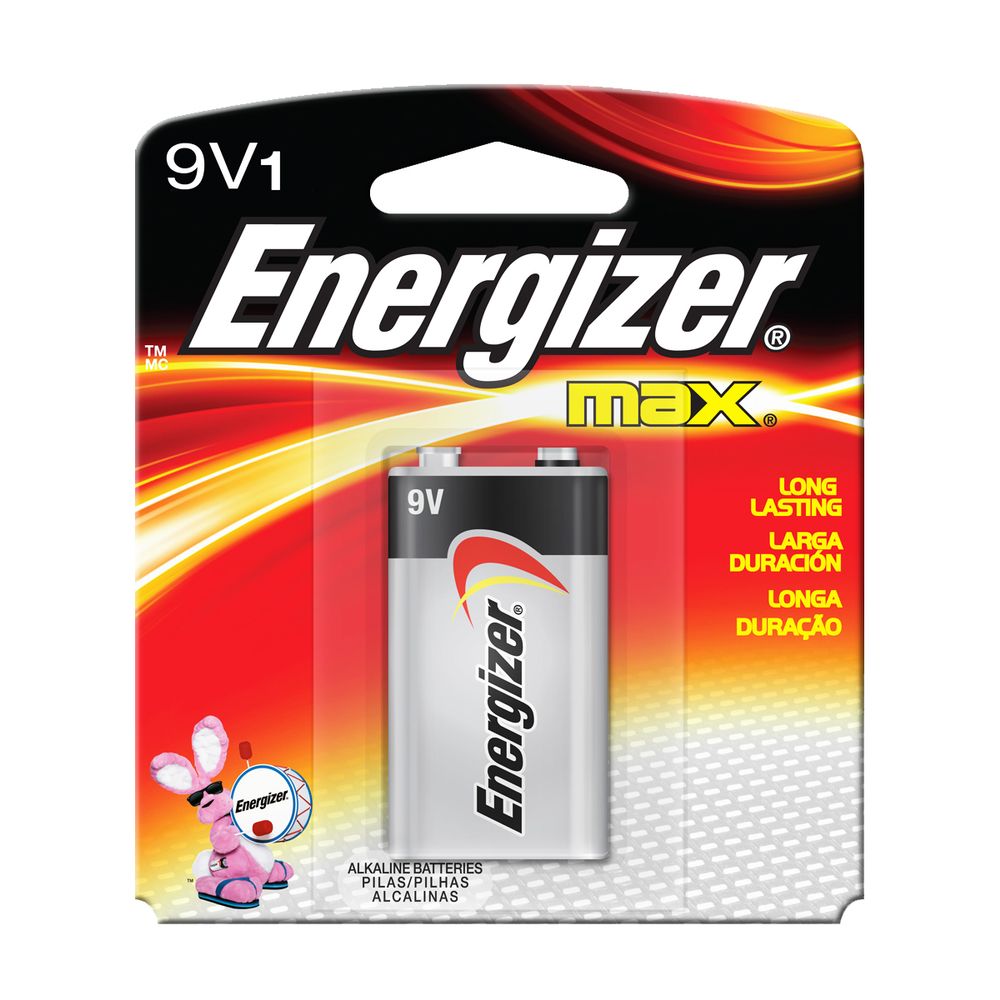 Pila Bateria Energizer 9V Alcalina Ene9V