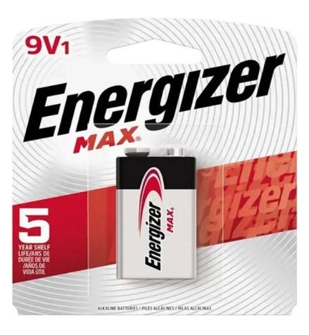 Pila Bateria Energizer 9V Alcalina Ene9V