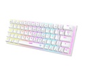 Solarmax Teclado Mecanico Gamer 60% Español Usb Blanco Gmkb76Cw Switch Red